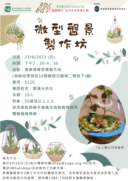 微型盤景製作坊