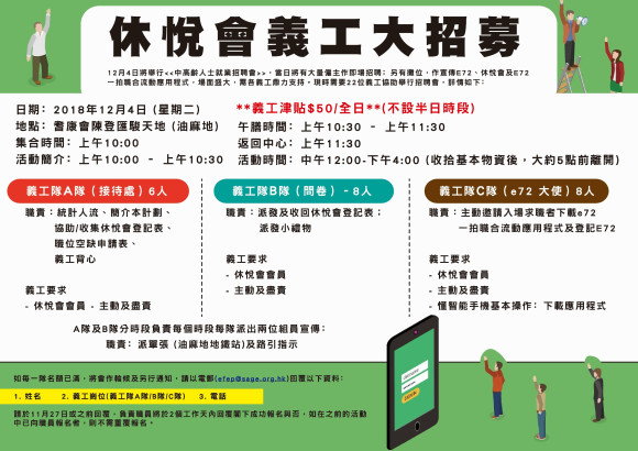 休悅會義工大招募