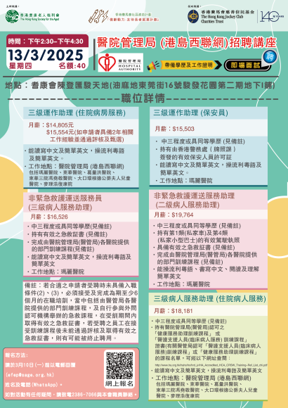 醫院管理局(港島西聯網)